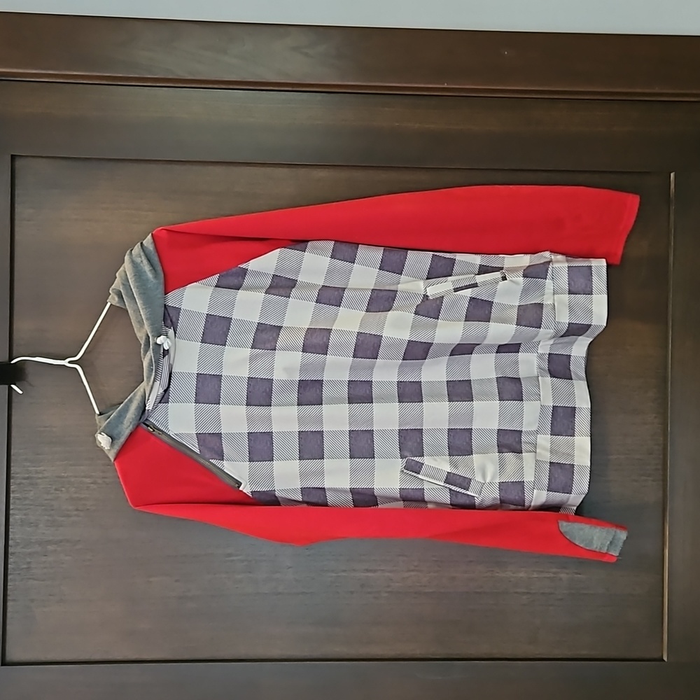 Double hooded sweatshirt